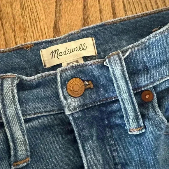 Madewell women’s Stovepipe Jeans 👖 Classic Mid Rise Light Wash Size 25 - Picture 3 of 7